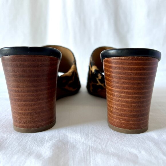 Franco Sarto Slip On Wedge Shoes, McKenna, Cheetah Print, Size 8.5, Like New! - Picture 9 of 12